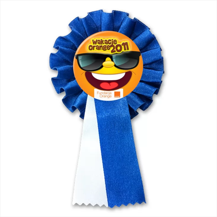 przypinka kotylion Wakacje Orange 2011