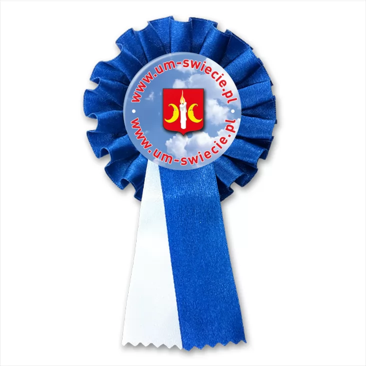 przypinka kotylion www.um-swiecie.pl