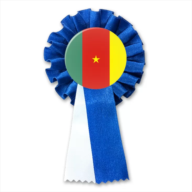 przypinka kotylion Flaga Kamerun