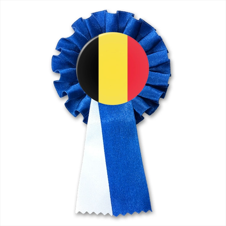 przypinka kotylion Flaga Belgia