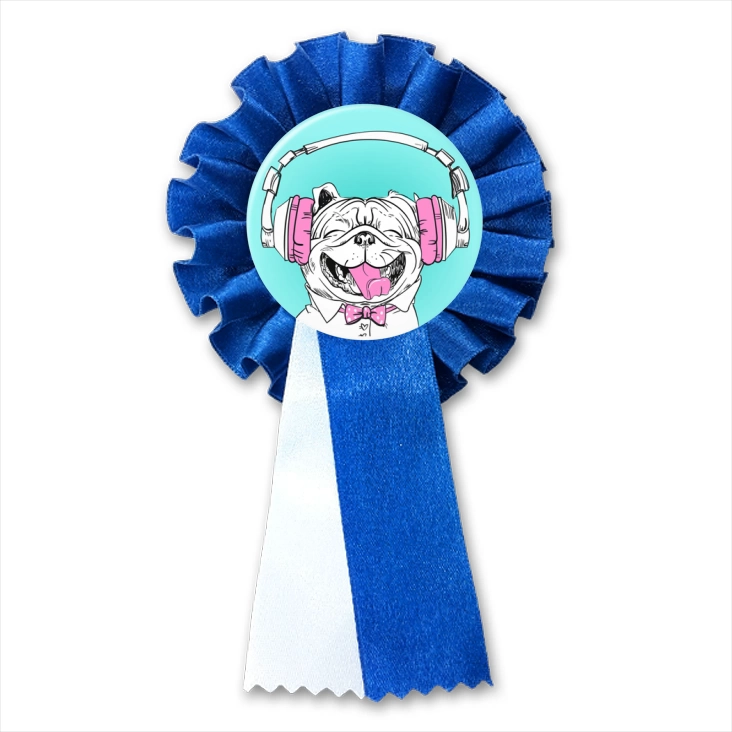 przypinka kotylion Pies