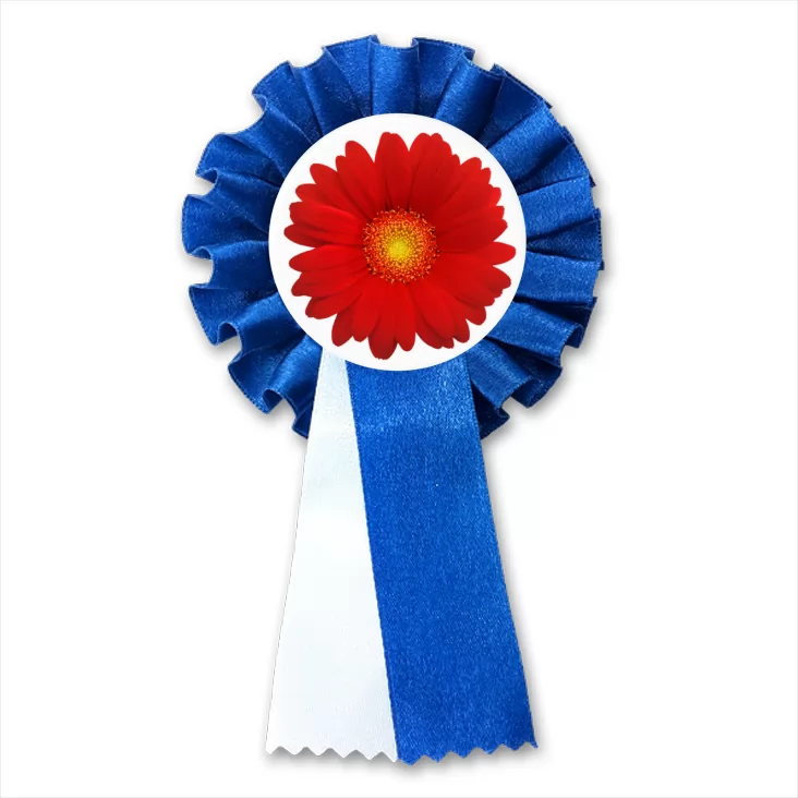 przypinka kotylion Gerbera czerwona