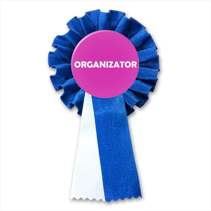 przypinka kotylion Organizator