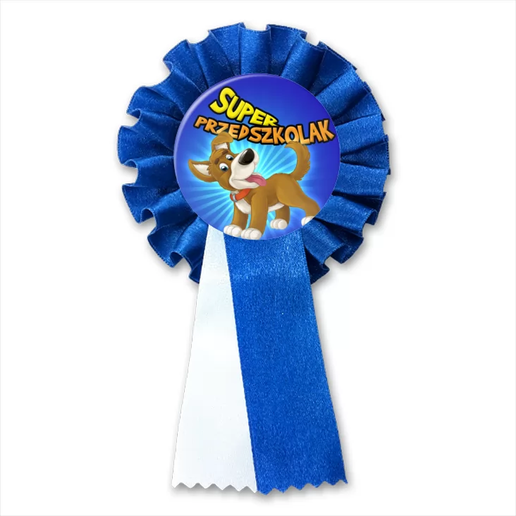 przypinka kotylion Super Przedszkolak