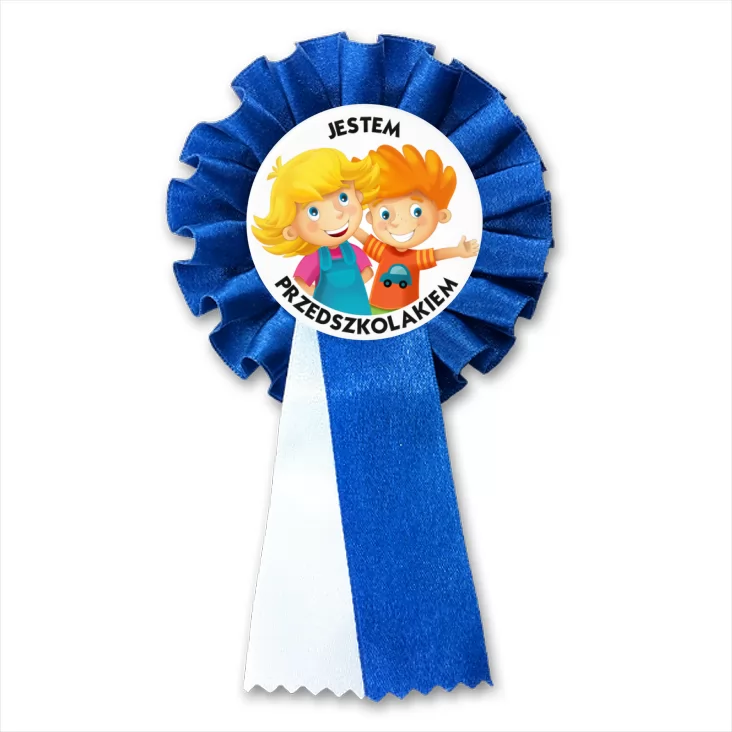 przypinka kotylion Jestem Przedszkolakiem