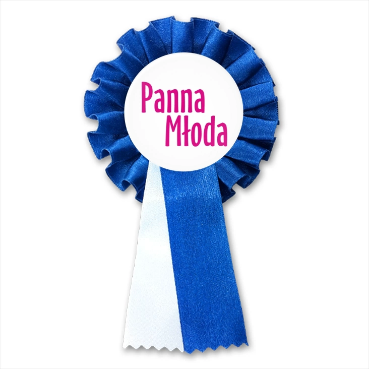 przypinka kotylion Panna Młoda