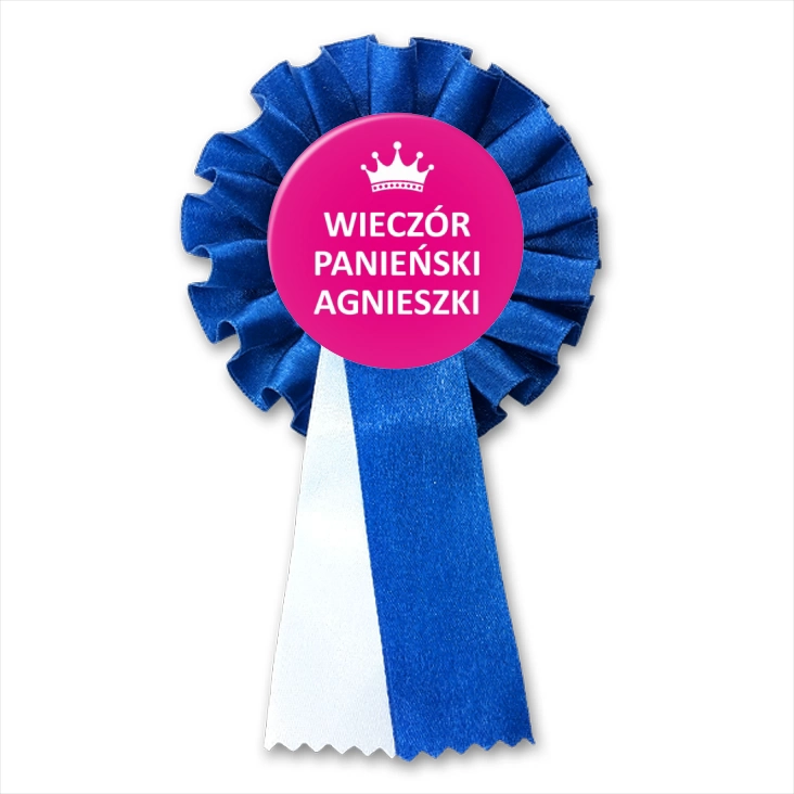 przypinka kotylion Wieczór panieński Agnieszki