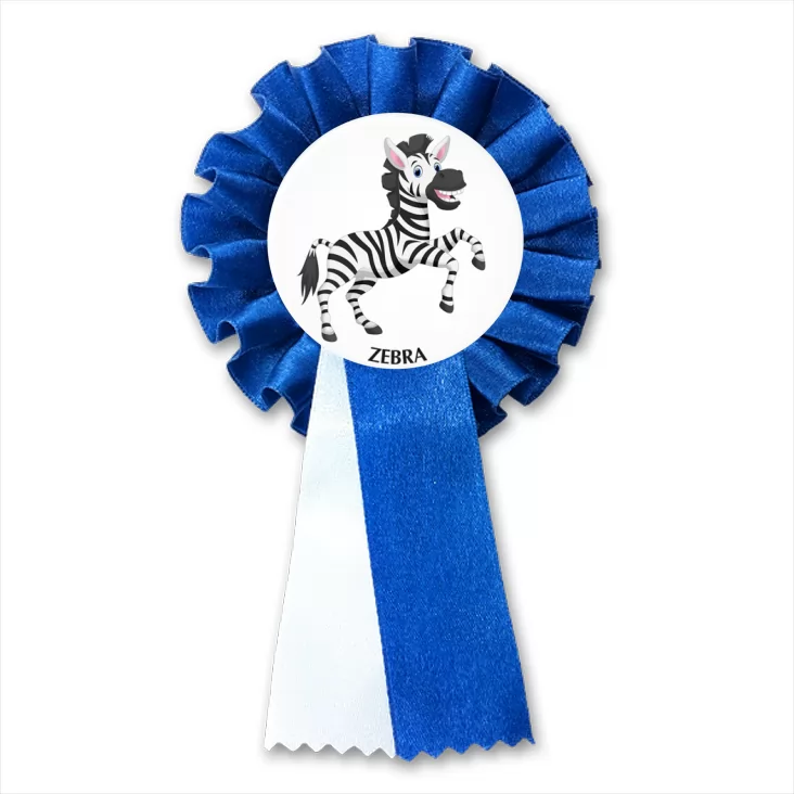przypinka kotylion Zebra