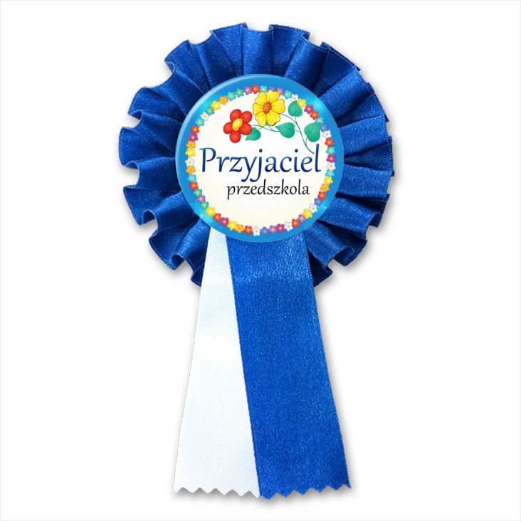 przypinka kotylion Przyjaciel Przedszkola