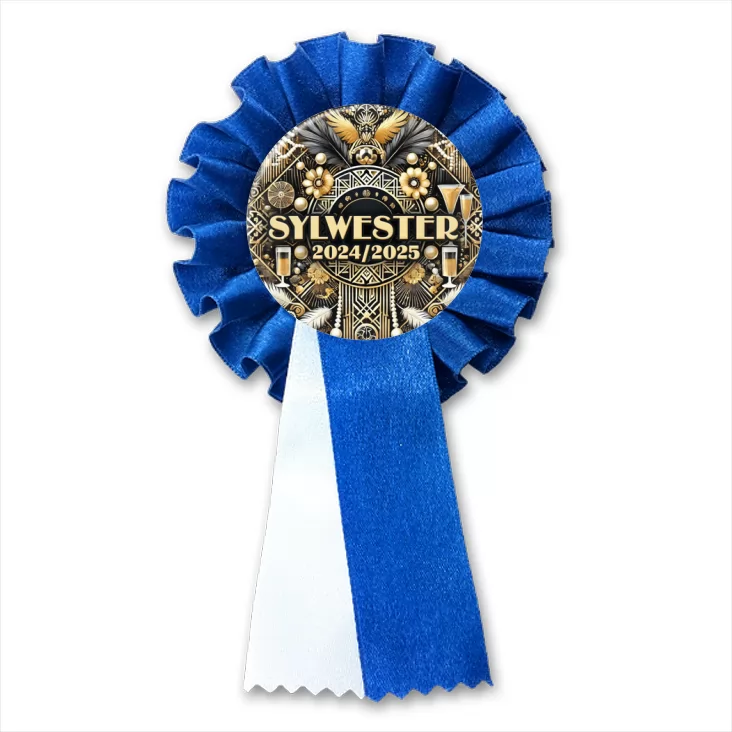 przypinka kotylion Sylwester w stylu lat 20