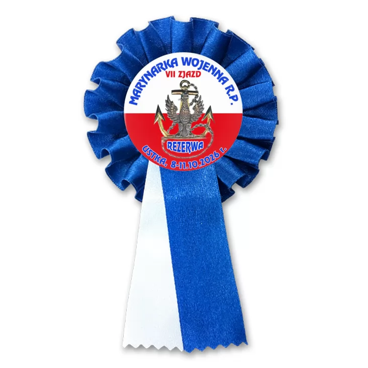 przypinka kotylion VII Zjazd Marynarki Wojennej RP Ustka 2026