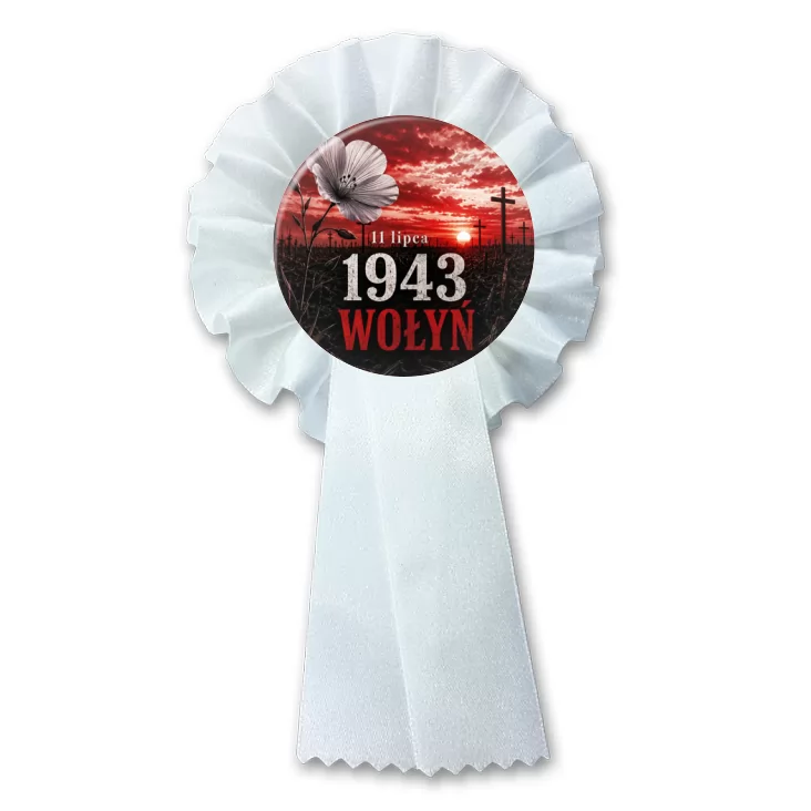 przypinka kotylion 11 lipca 1943 Wołyń