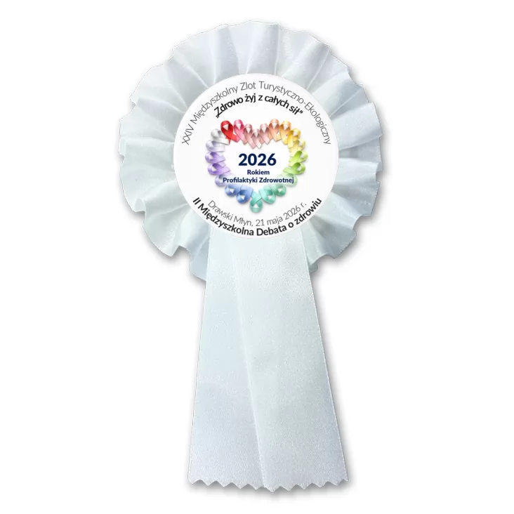 przypinka kotylion 2026 rokiem profilaktyki zdrowotnej