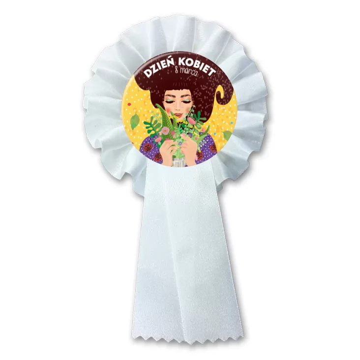 przypinka kotylion Dzień Kobiet 8 marca