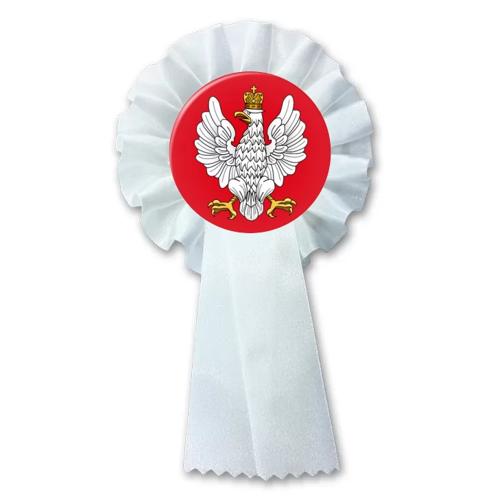 przypinka kotylion Godło Polski z lat 1919-1927