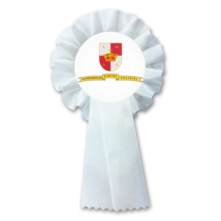 przypinka kotylion Konfederacja Korony Polskiej