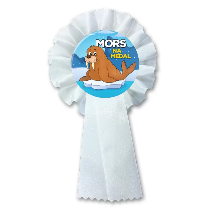 przypinka kotylion Mors na medal