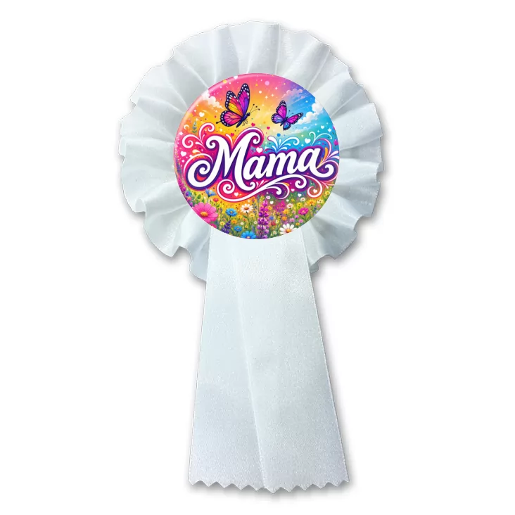 przypinka kotylion Mama i motylki
