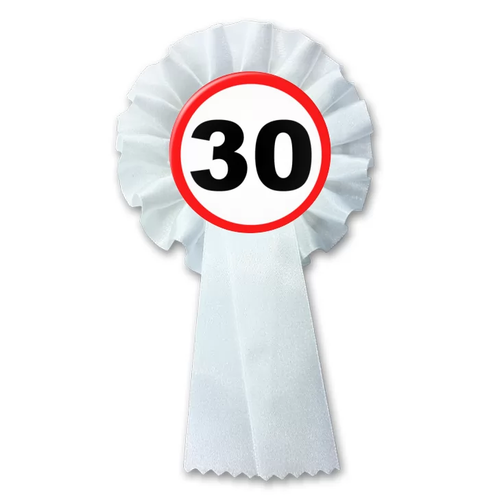 przypinka kotylion 30 urodziny
