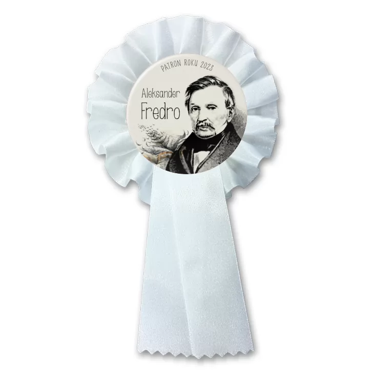 przypinka kotylion Aleksander Fredro patron 2023
