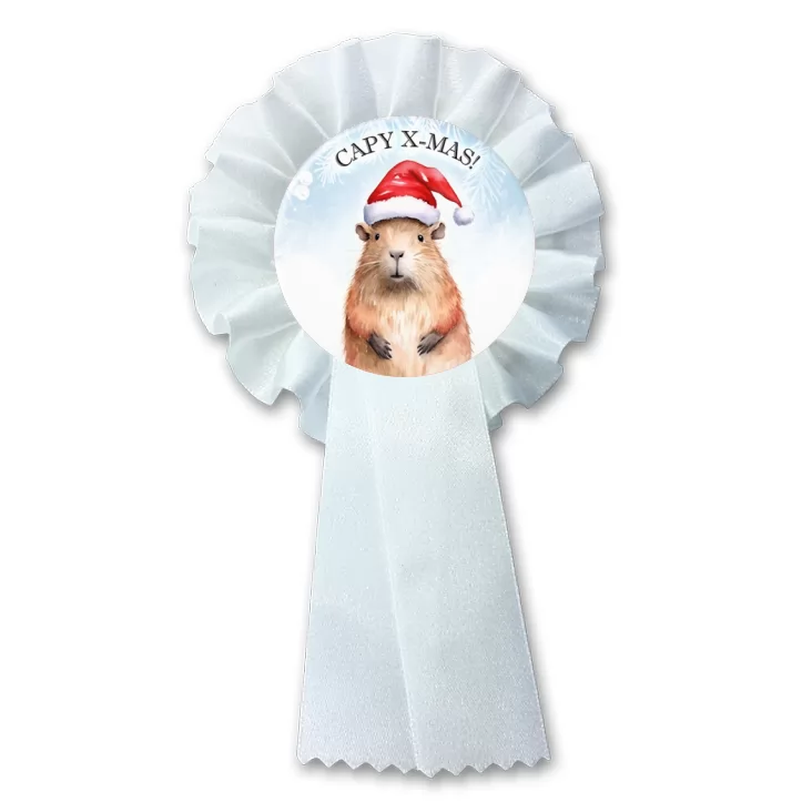 przypinka kotylion Capy x-mas