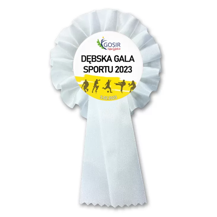 przypinka kotylion Dębska Gala Sportu 2023