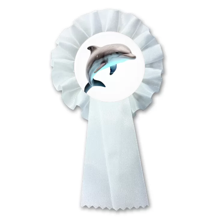 przypinka kotylion Delfin