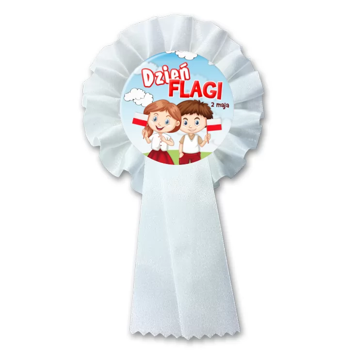 przypinka kotylion Dzień flagi Dzieci