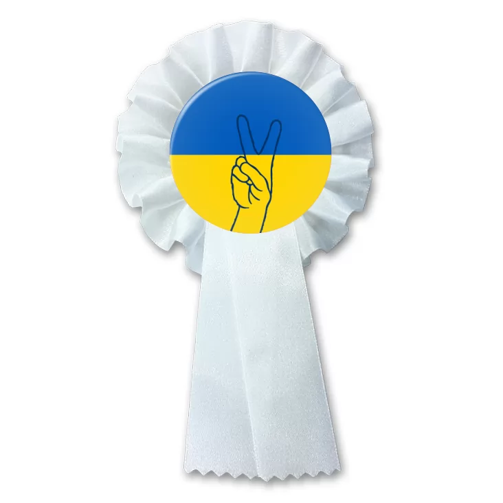 przypinka kotylion Flaga Ukraina Victoria