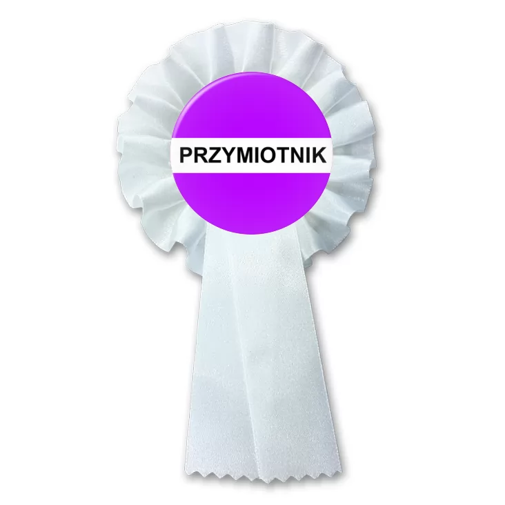 przypinka kotylion Gramatyka przymiotnik