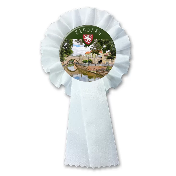 przypinka kotylion Kłodzko zabytkowy most gotycki