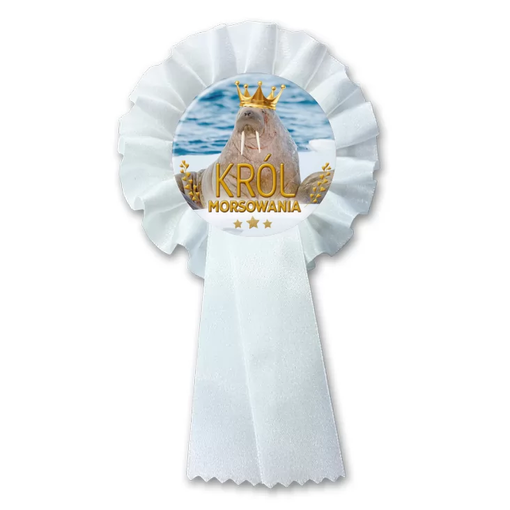 przypinka kotylion Król morsowania
