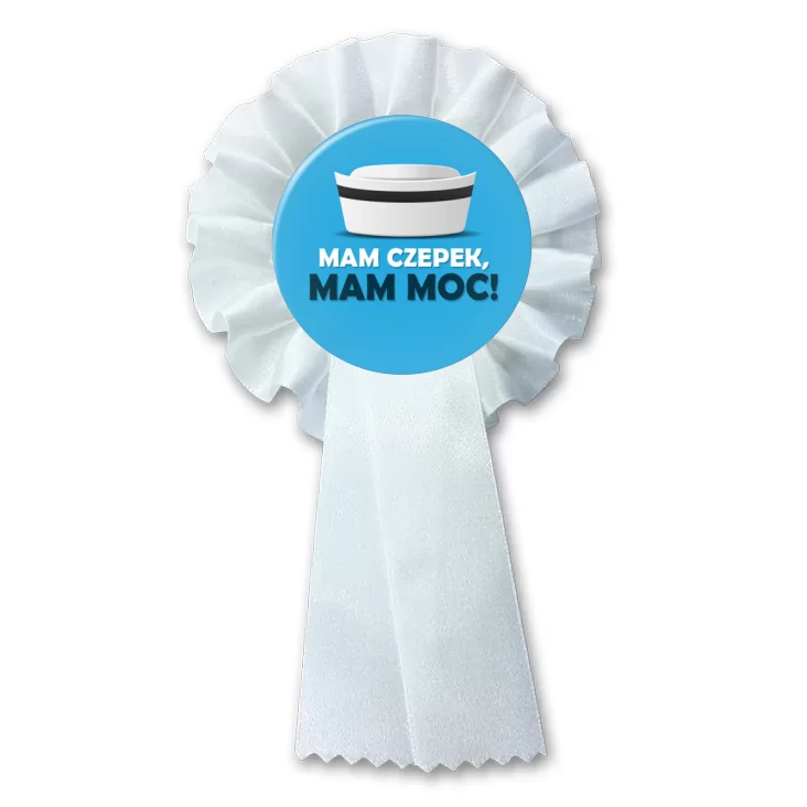 przypinka kotylion Mam czepek mam moc
