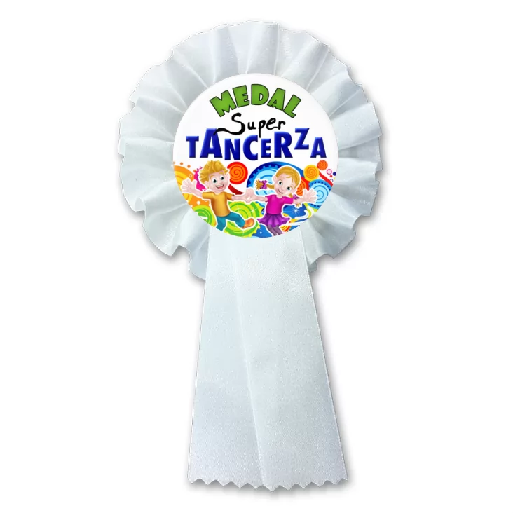 przypinka kotylion Medal Super Tancerza