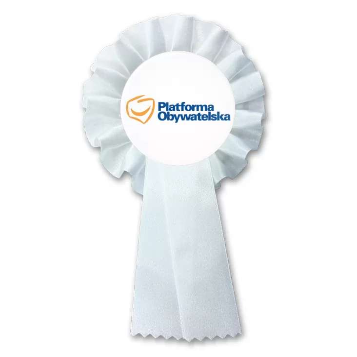 przypinka kotylion Platforma Obywatelska PO