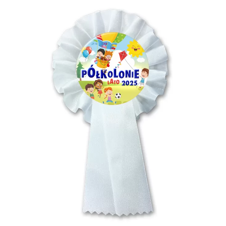 przypinka kotylion Półkolonie letnie