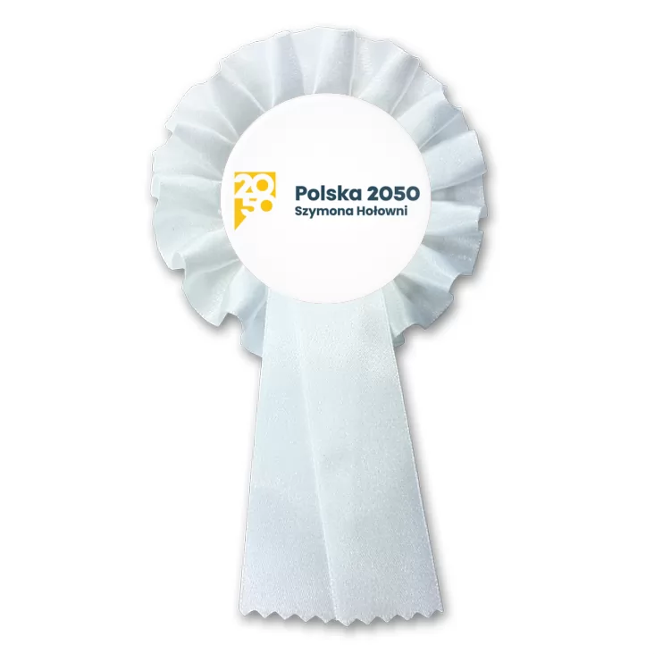 przypinka kotylion Polska 2050