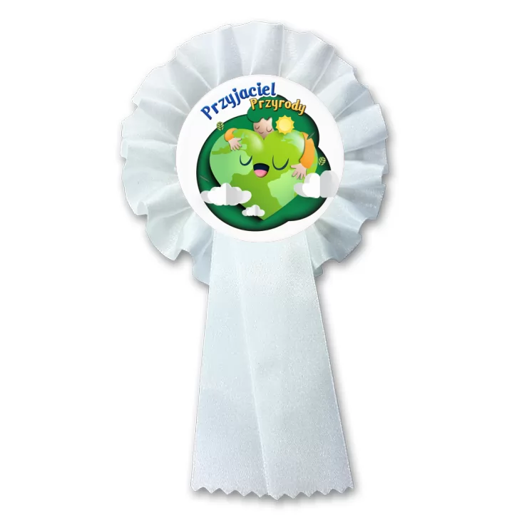 przypinka kotylion Przyjaciel Przyrody Dzień Ziemi
