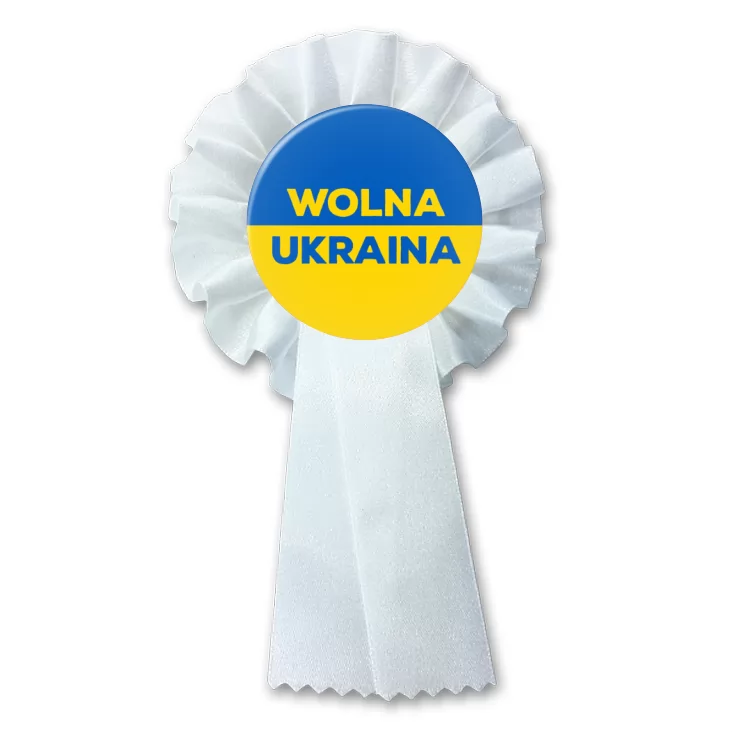 przypinka kotylion Wolna Ukraina