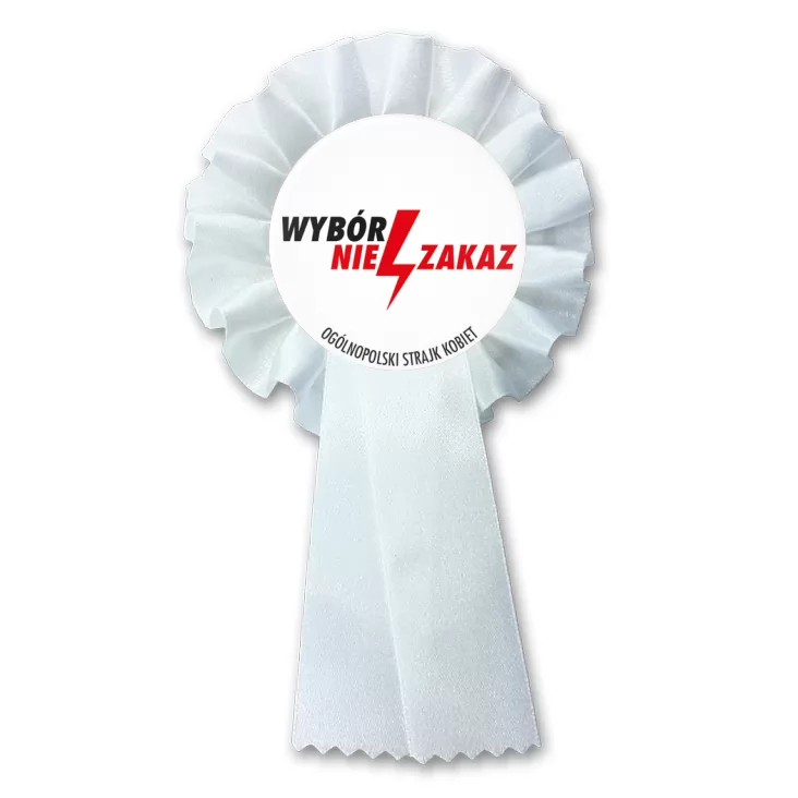 przypinka kotylion Wybór nie zakaz
