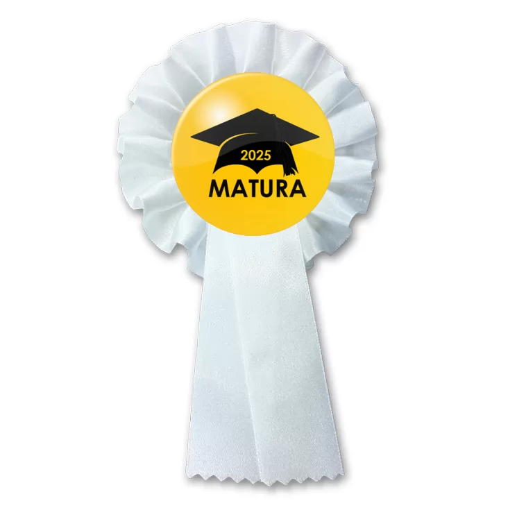 przypinka kotylion Matura czarny biret