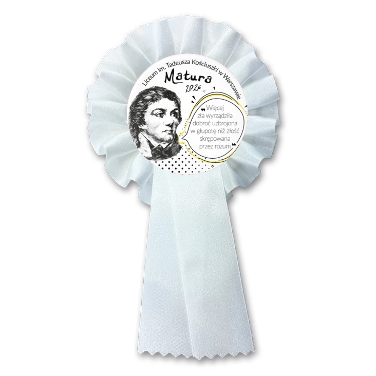przypinka kotylion Matura Tadeusz Kościuszko