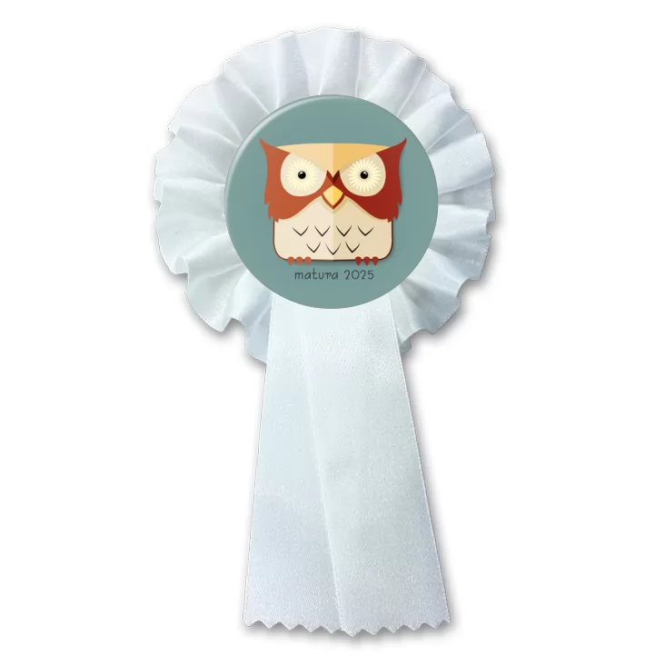 przypinka kotylion Matura Symbol Mądrości