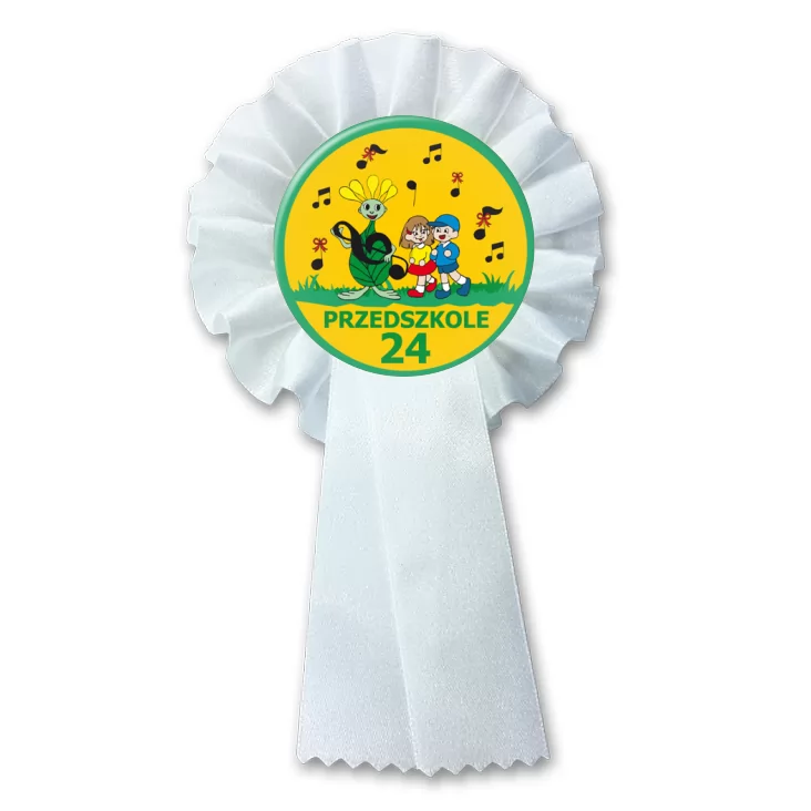 przypinka kotylion Przedszkole nr 24 w Poznaniu