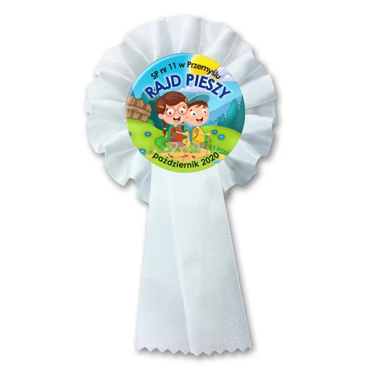 przypinka kotylion Rajd pieszy SP nr 11 w Przemyślu