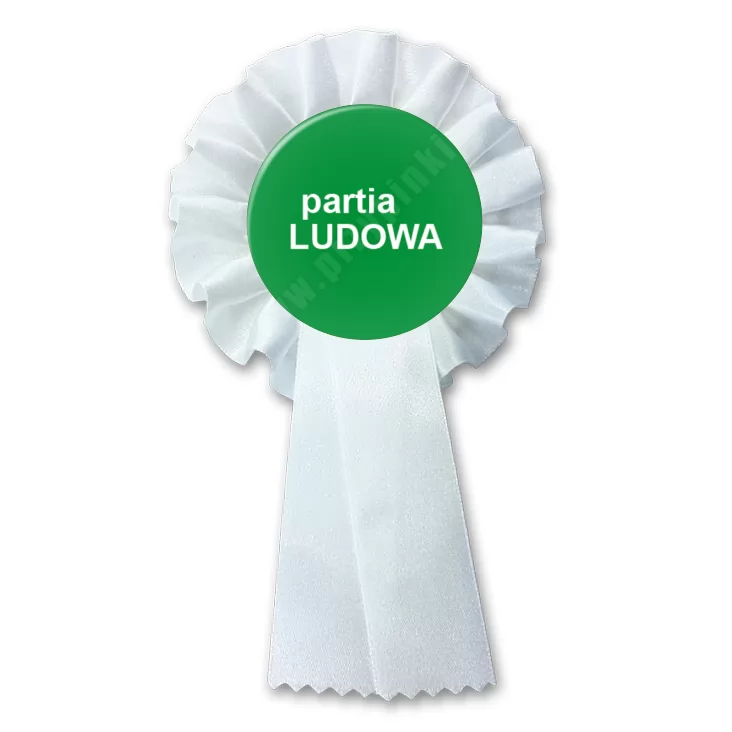 przypinka kotylion Partia ludowa