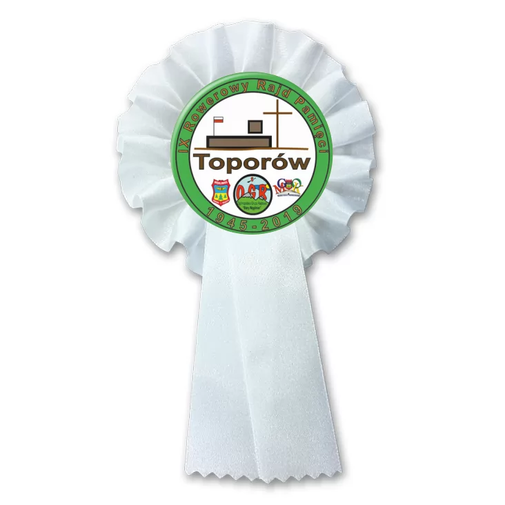 przypinka kotylion IX Rowerowy Rajd Pamięci