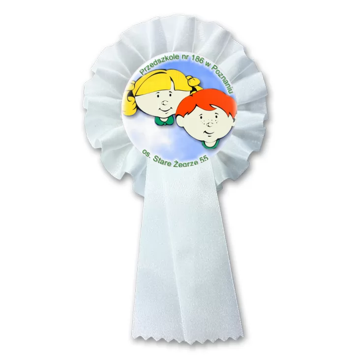 przypinka kotylion Przedszkole nr 186 w Poznaniu 