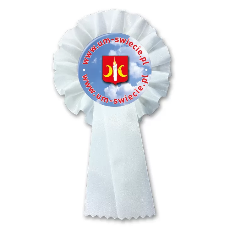 przypinka kotylion www.um-swiecie.pl