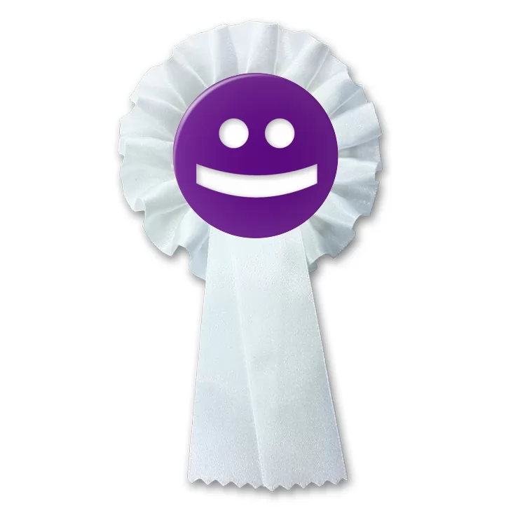 przypinka kotylion Buźka